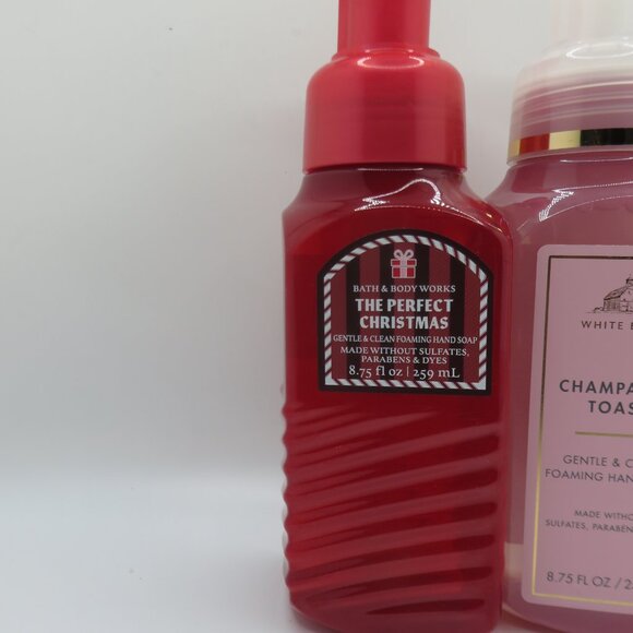 Bath & Body Works Champagne Toast & The Perfect Christmas foaming hand Soap - Picture 2 of 7